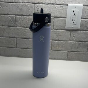 Hydro Flask Lavender Tall Insulated Bottle with Black Carry Handle